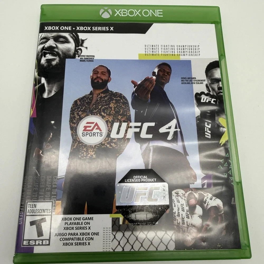 UFC 4 Xbox One Series X EA Sports MMA Fighting Game CIB